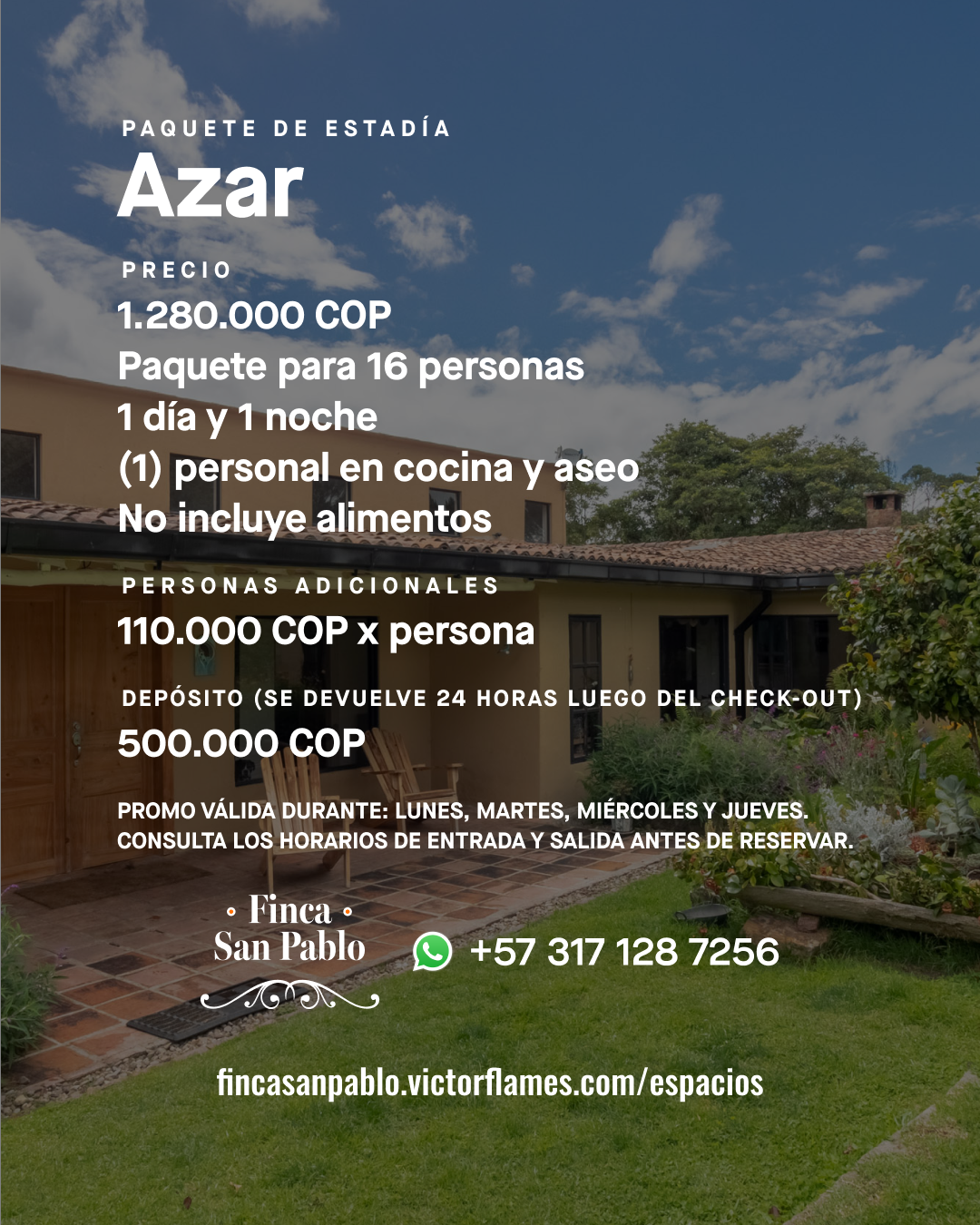 Paquete de estadía Azar