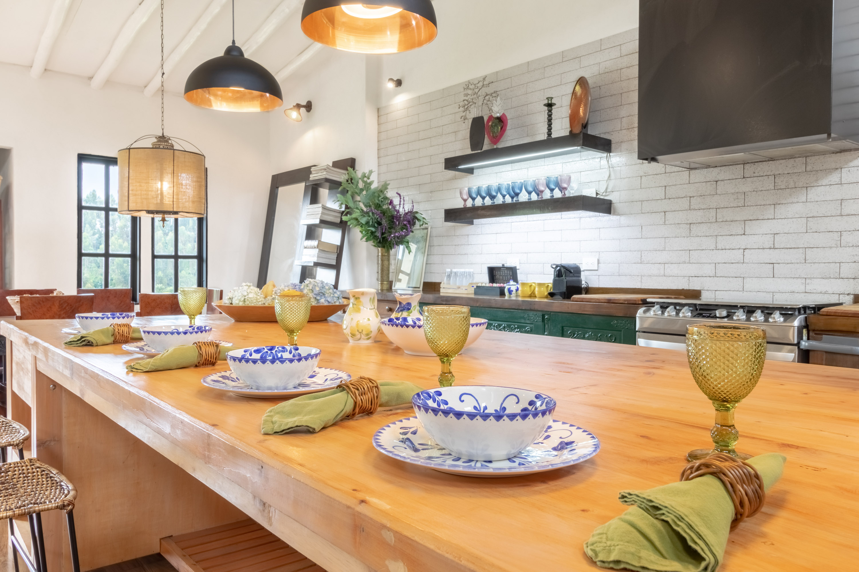 Cocina completamente equipada